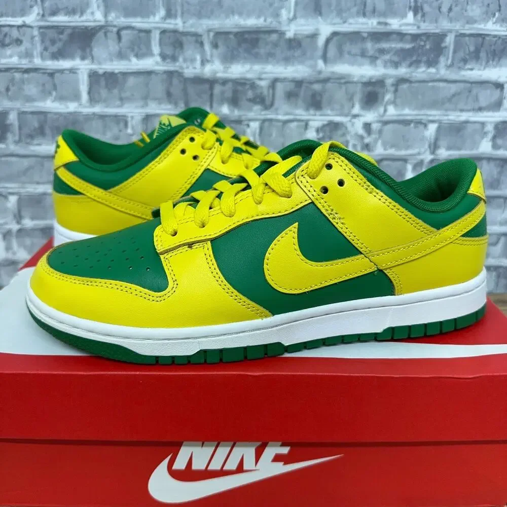 Nike Dunk Low Retro Reverse Brazil BTTYS Apple Green Yellow DV0833-300 Mens 8